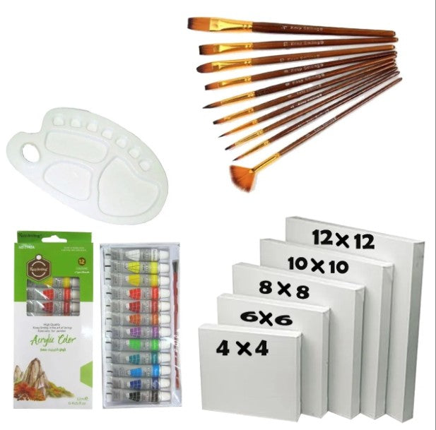 28-Piece Professional Artist Painting Kit