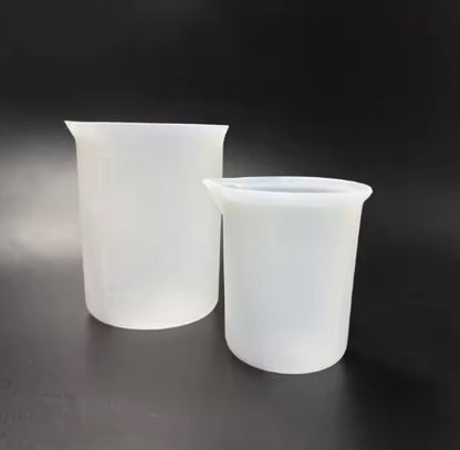 250ml White Silicone Measuring Cup Laboratory Beaker