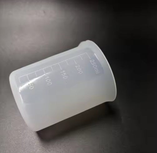 250ml White Silicone Measuring Cup Laboratory Beaker