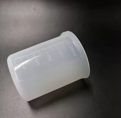 250ml White Silicone Measuring Cup Laboratory Beaker