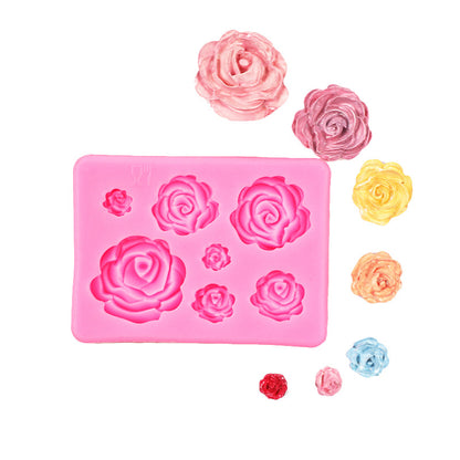 7 in 1 Flower Silicone Mold